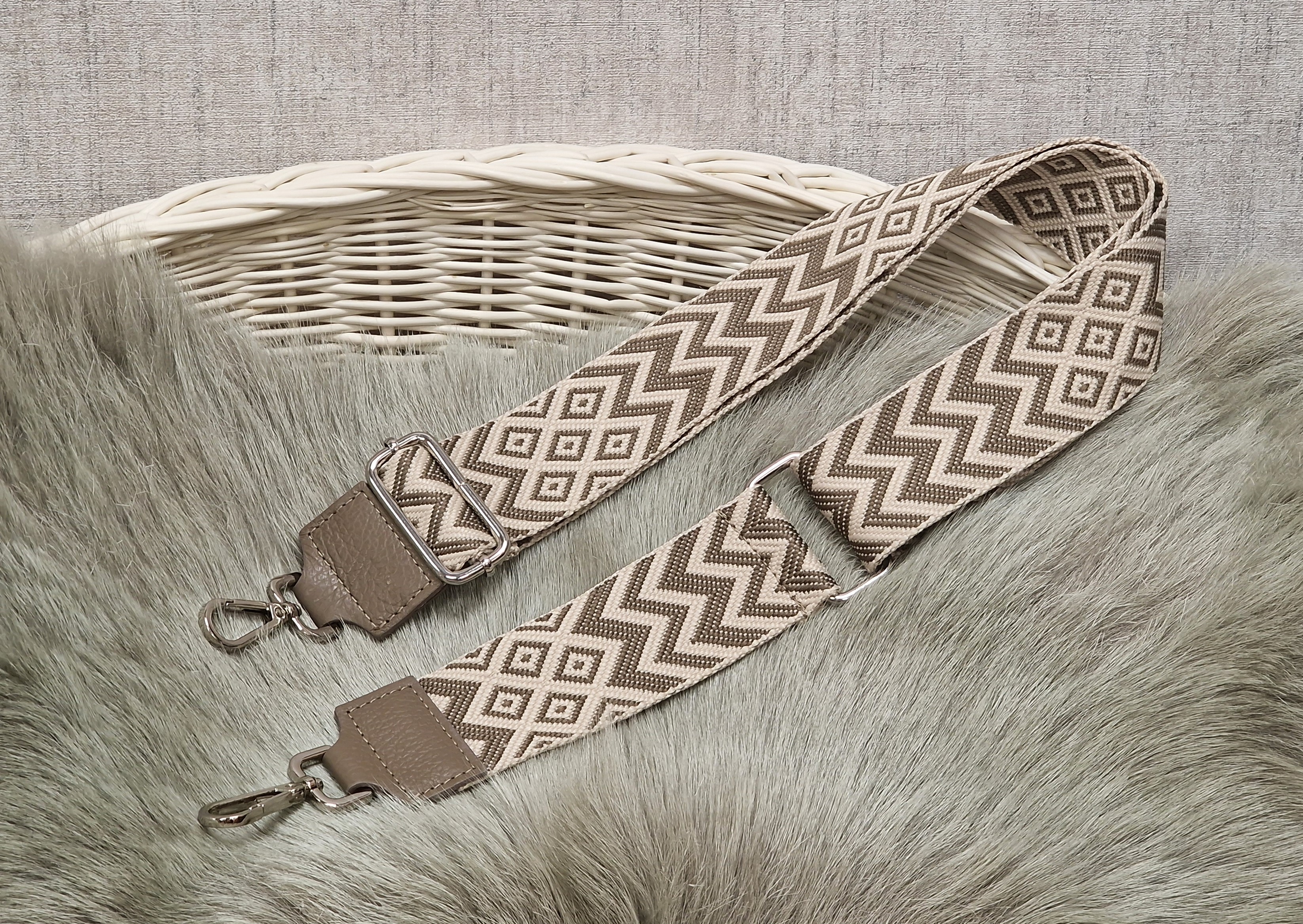 Wechselgurt für Taschen – Taupe 9 – Taschenriemen 