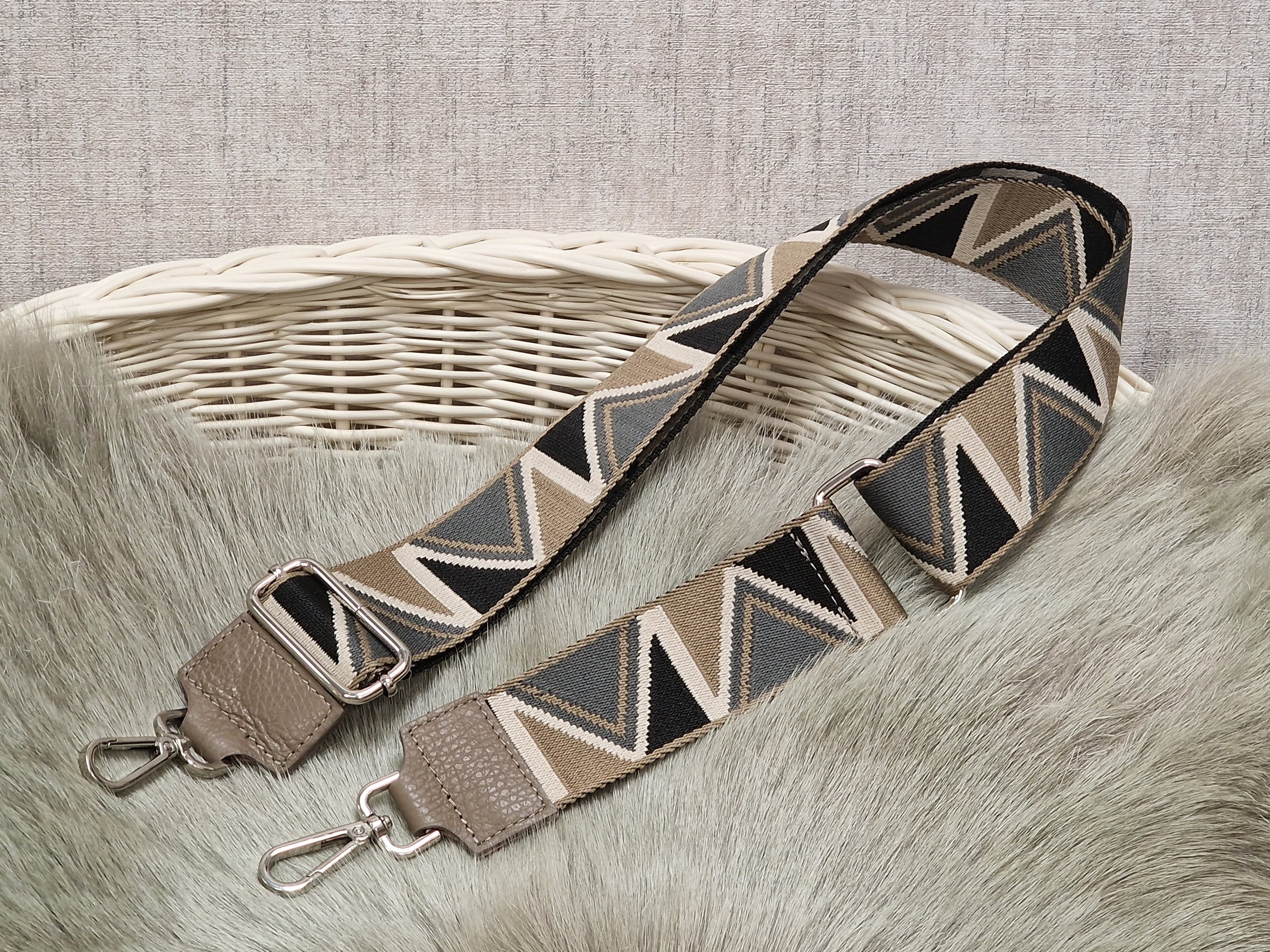 Wechselgurt für Taschen – Taupe dunkel 8 – Taschenriemen 