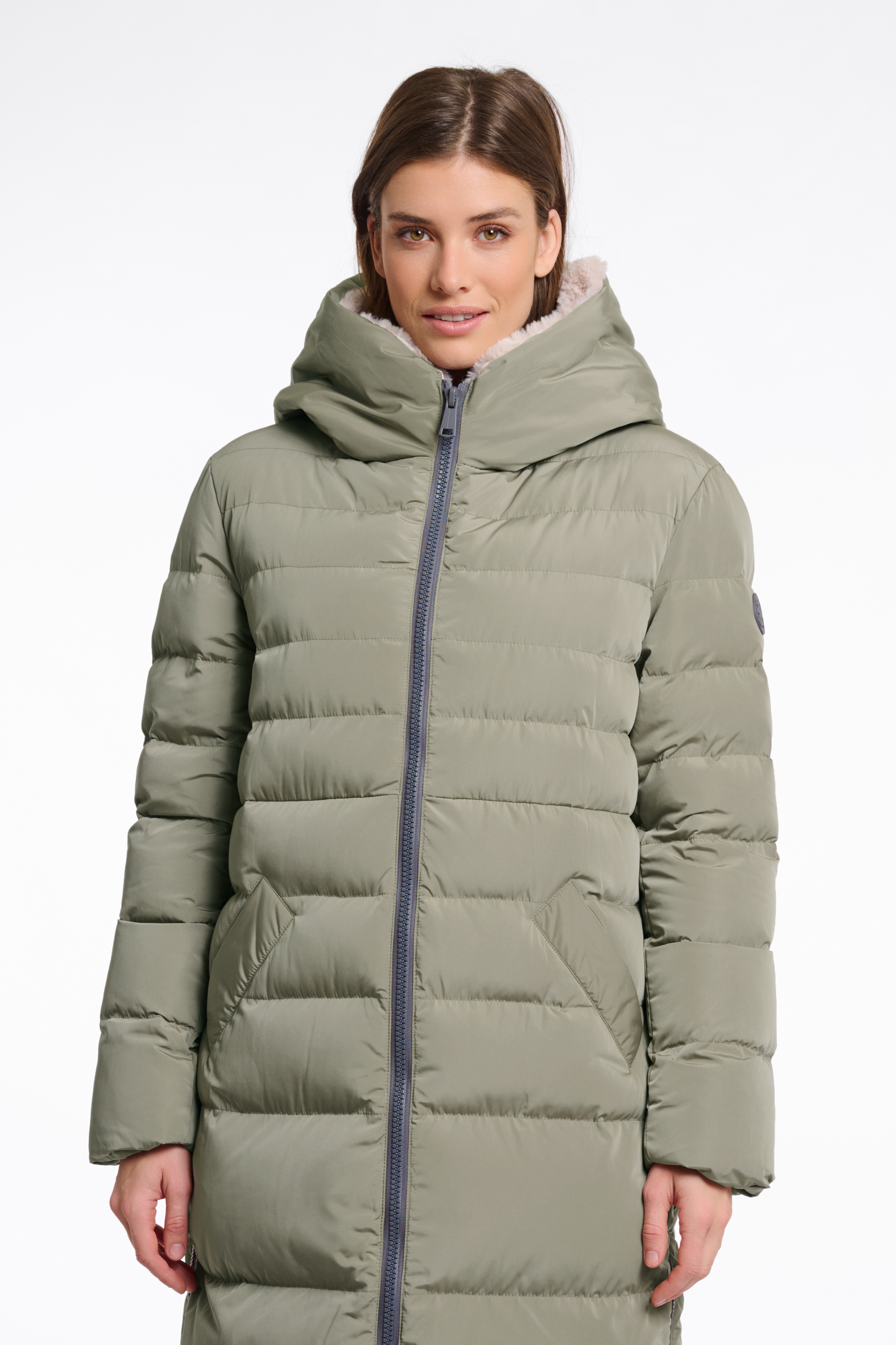 RINO & PELLE Winterjacke "Keila coat" – Kunstfell – Damenjacke – Wintermantel