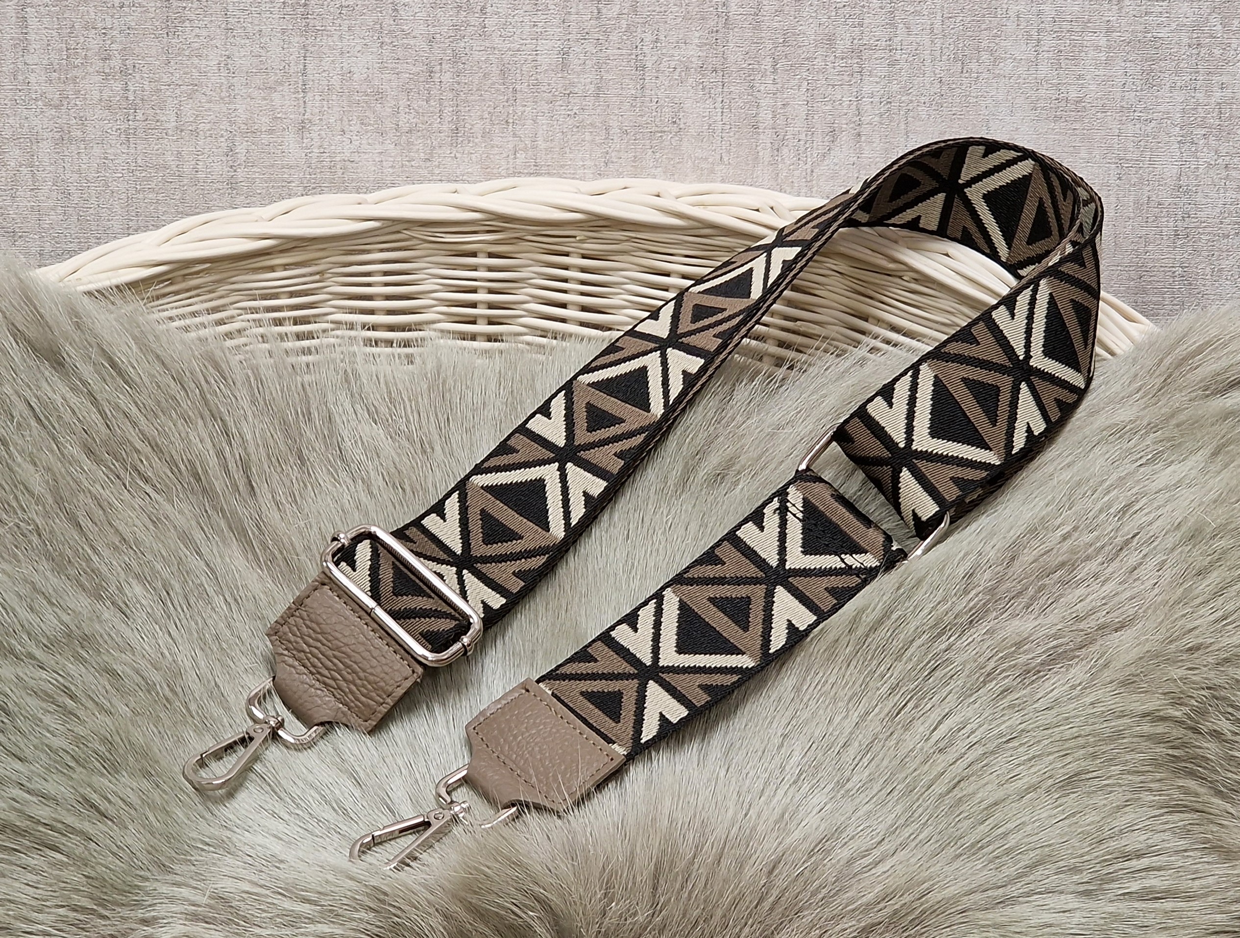 Wechselgurt für Taschen – Taupe dunkel 7 – Taschenriemen 