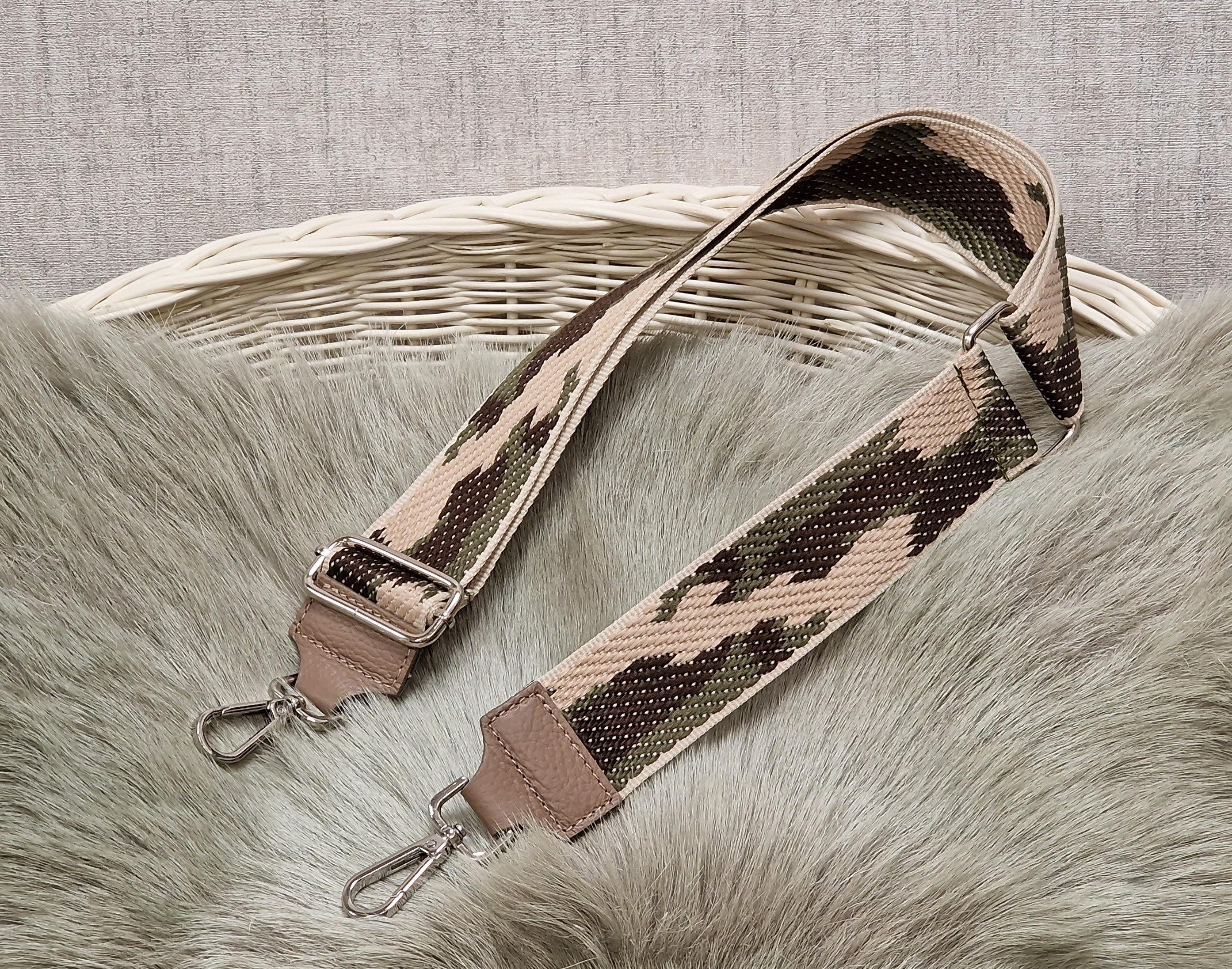 Wechselgurt für Taschen – Taupe dunkel 4 – Taschenriemen 