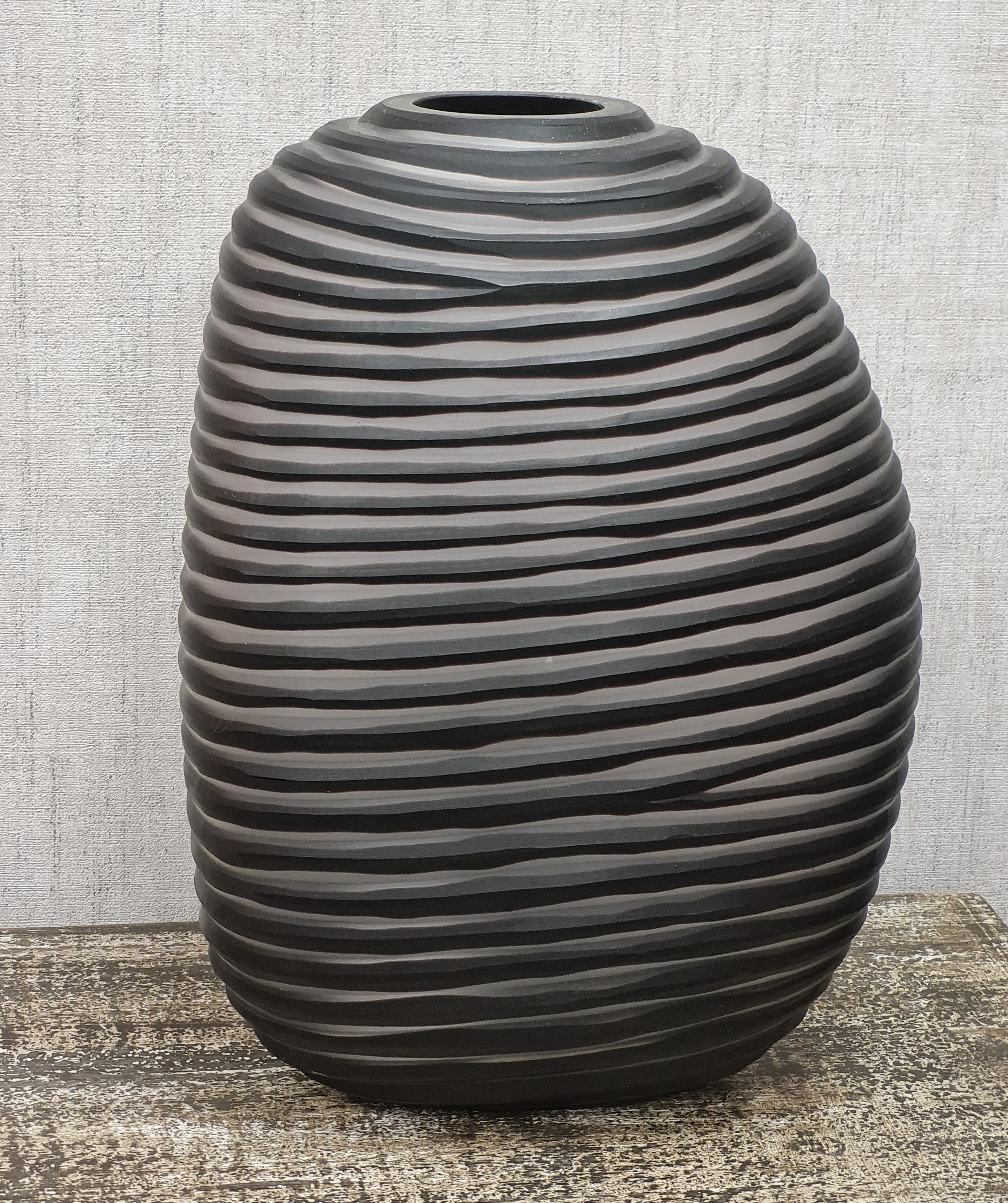 Vase oval – Blumenvase – Glasvase  – "Doris"