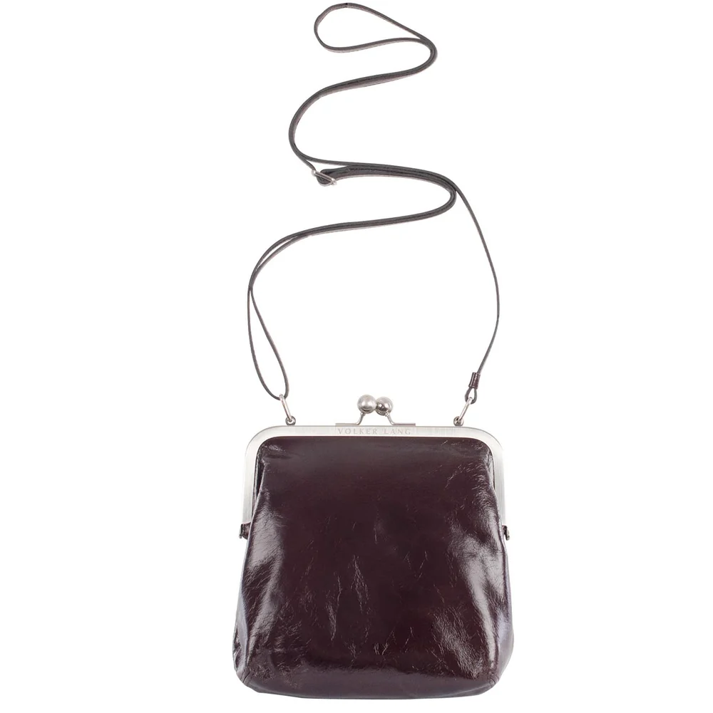 Volker Lang "BT2 Lola Ebony - Vintage – Dunkelbraun – Ledertasche  – Umhängetasche