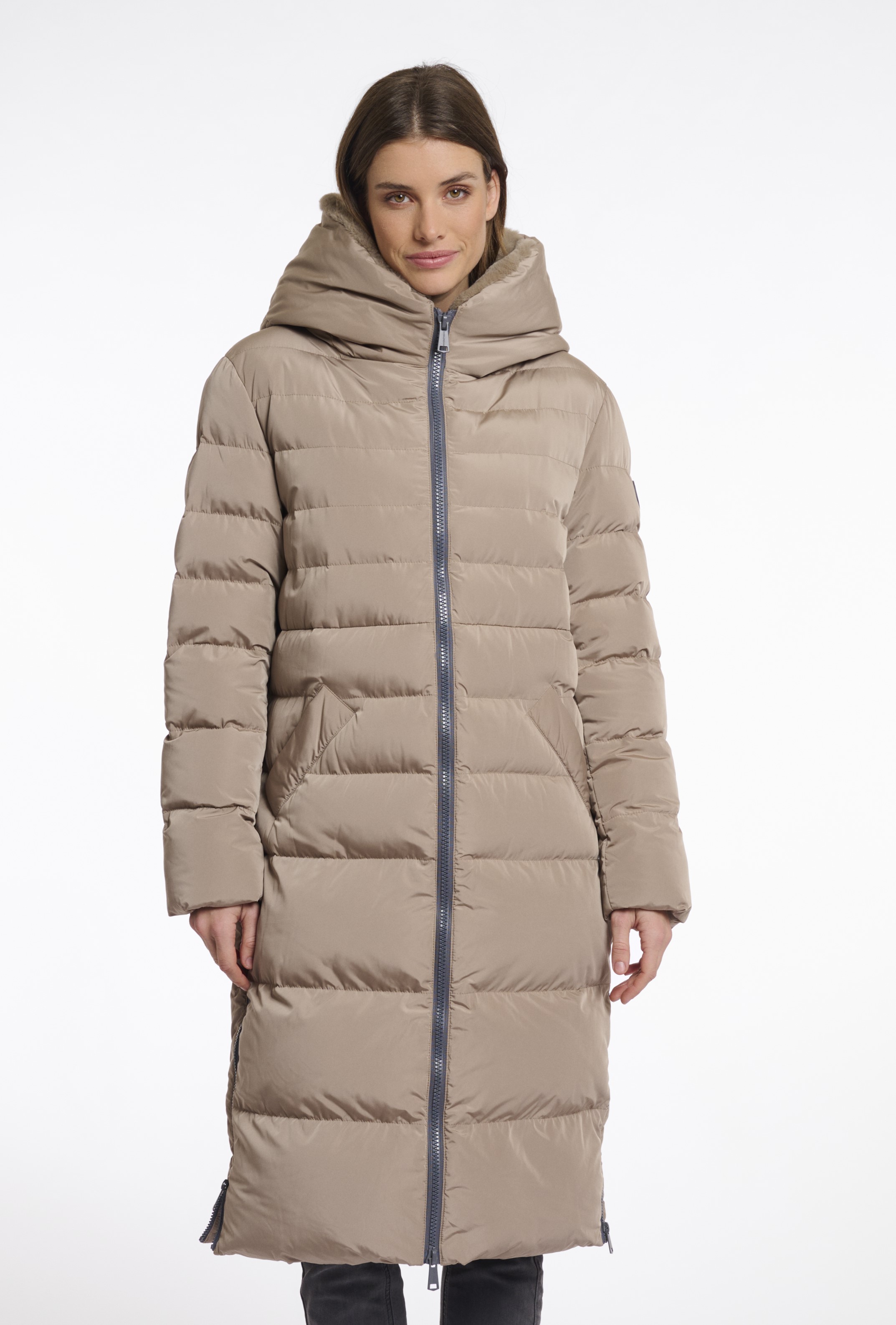 RINO & PELLE Winterjacke "Keila coat" – Kunstfell – Damenjacke – Wintermantel