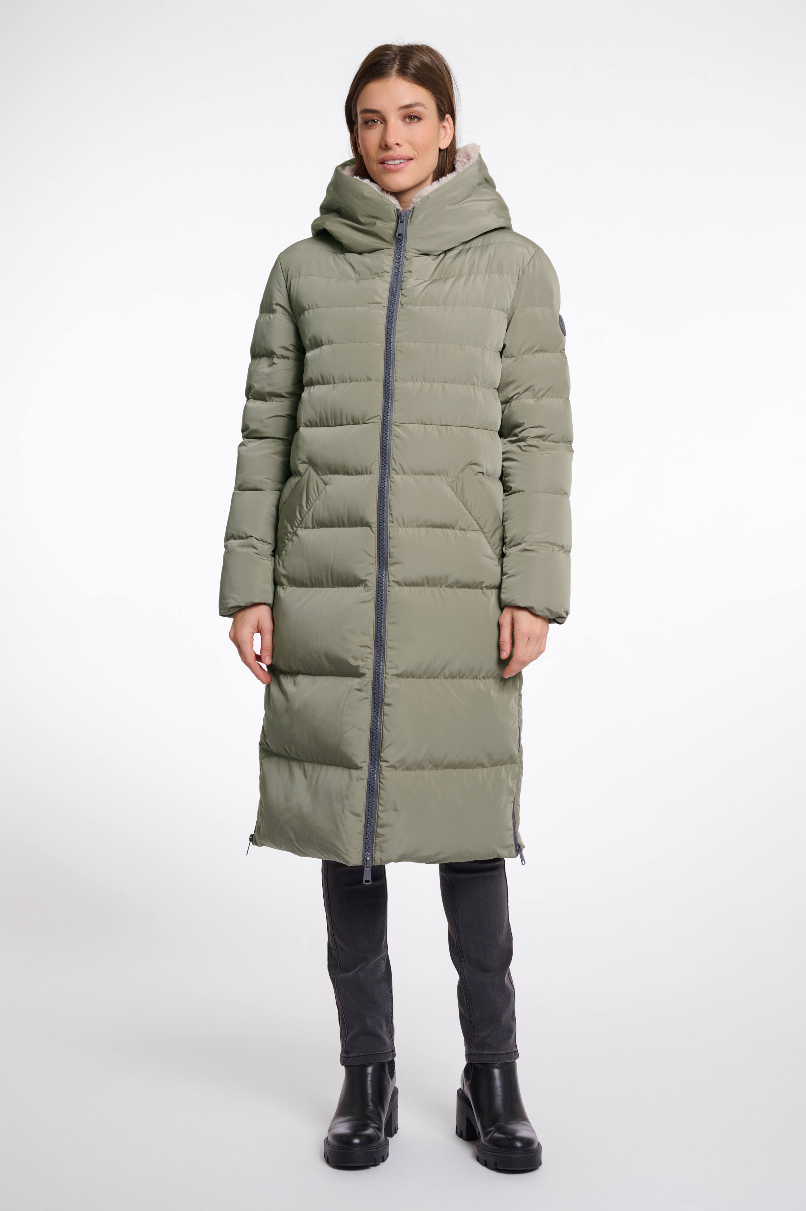 RINO & PELLE Winterjacke "Keila coat" – Kunstfell – Damenjacke – Wintermantel