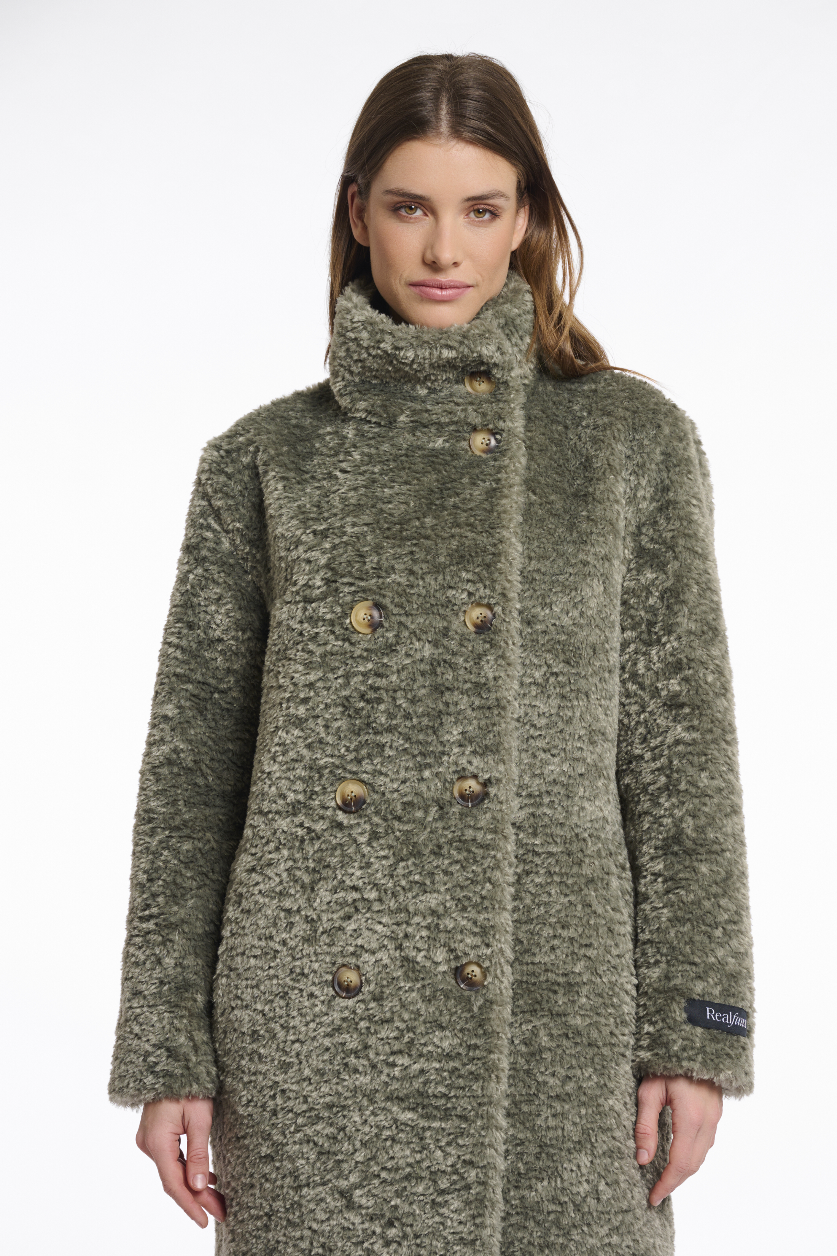 RINO & PELLE Taddymantel "Ena" – Kunstfell – Damenjacke – Wintermantel – Jackenblazer